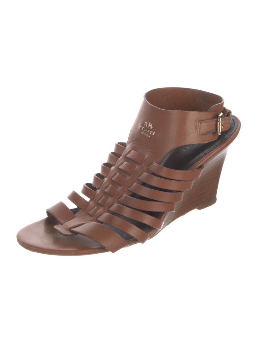 Coach x Rodarte Leather Gladiator Sandals Sz 9.5